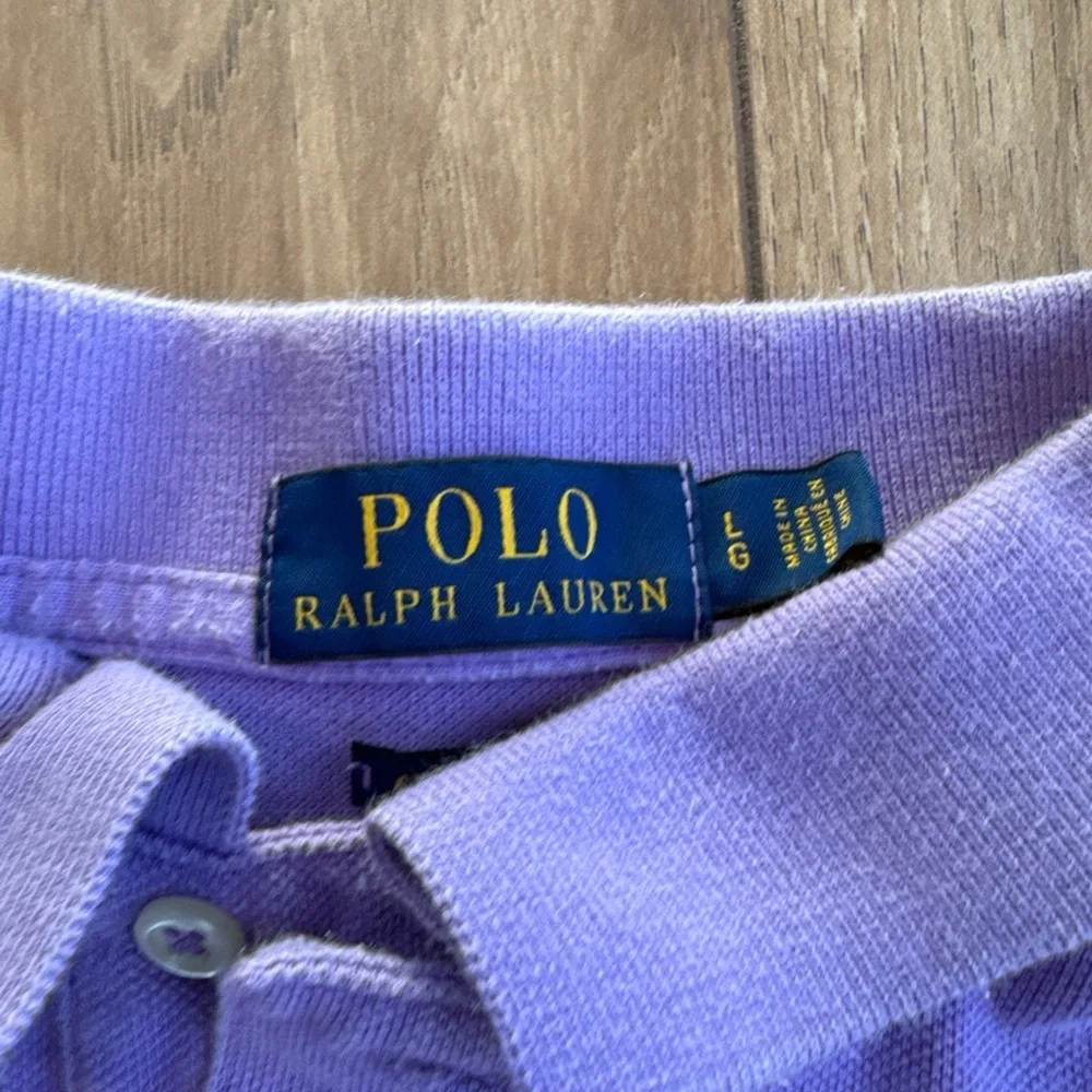 Polo Ralph Lauren Mens Size L Classic Fit Purple Short Sleeve Polo Pony Shirt